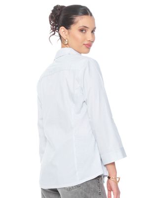 Imagen 2 del producto Blusa Manga 3/4 Listada Abotonada