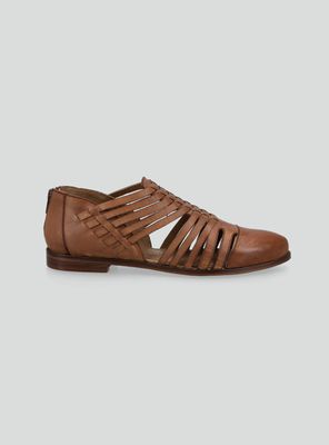 Zapato Casual Cuero Calado Mujer