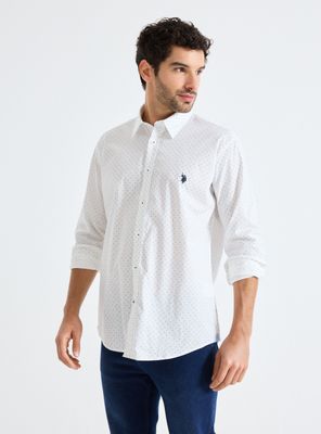 Imagen 1 del producto Camisa Manga Larga Puntos Regular Fit