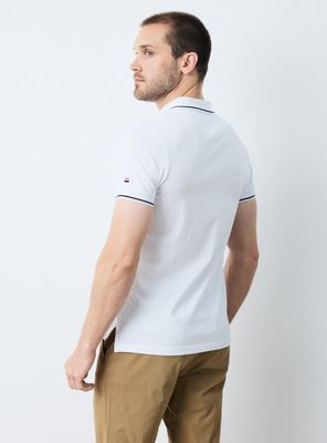 Imagen 2 del producto Polera Jersey Cuello Polo Custom Fit Cierre