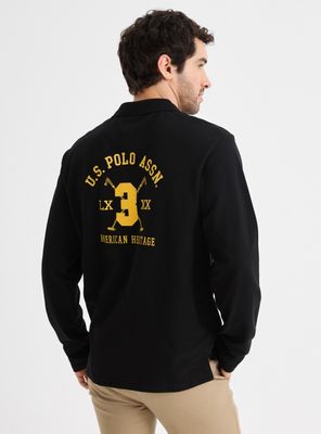 Imagen 2 del producto Polera Pique Manga Larga Regular Fit