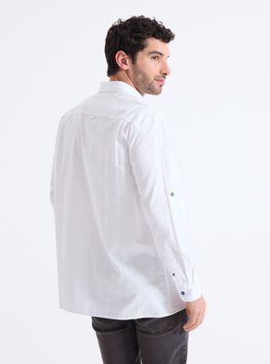 Imagen 2 del producto Camisa Manga Larga Slub Look Lino