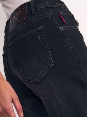 Imagen 2 del producto Jeans Wide Leg Tiro Alto Negro Castaño