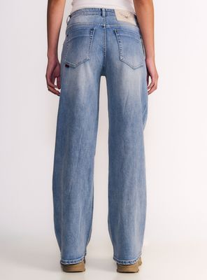 Imagen 2 del producto Jeans Wide Leg Tiro Alto Caído Light Blue