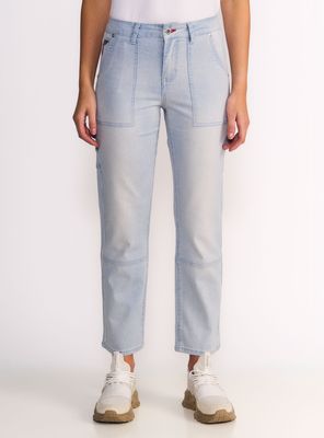 Jeans RectO Tiro Medio Carpenter Light