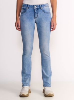 Jeans Janice Tiro Medio Bolsillo Bordado con Tapas