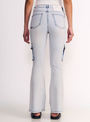 Imagen 2 del producto Jeans Polly Cargo Tiro Ultra Alto Light