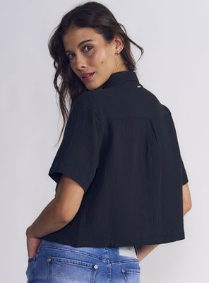 Imagen 2 del producto Blusa Double Crease Bolsillos