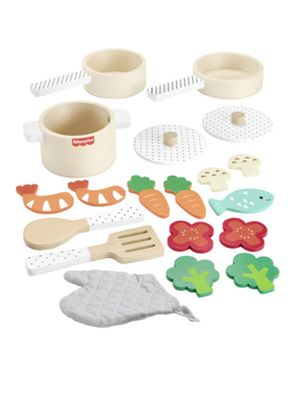 Imagen 2 del producto Juguetes de Aprendizaje Set de Ollas y Sartenes de Madera