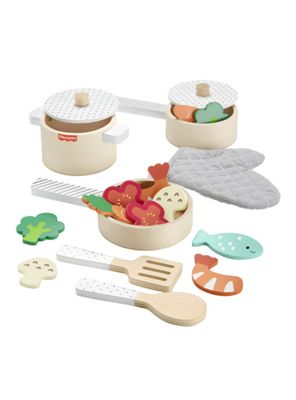 Juguetes de Aprendizaje Set de Ollas y Sartenes de Madera