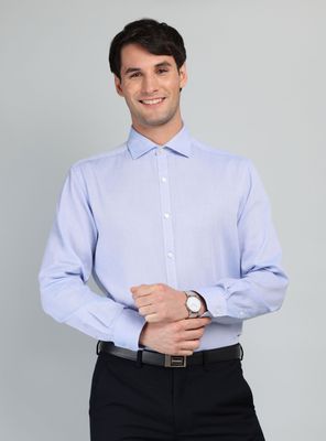 Camisa Formal Texturada Clásica