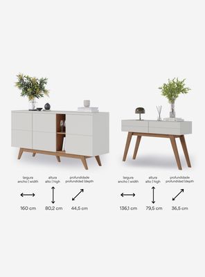 Imagen 2 del producto Buffet 3 Puertas Arrimo Noronha