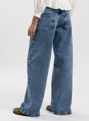 Imagen 2 del producto Jeans Wide Leg Tiro Medio Javiera Celeste