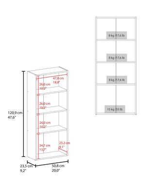 Imagen 2 del producto Biblioteca Eco Joy 2 Puertas 4 Niveles Wengue