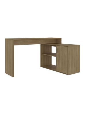 Escritorio en L 1 Puerta 71x125x90 cm Eco Fresno