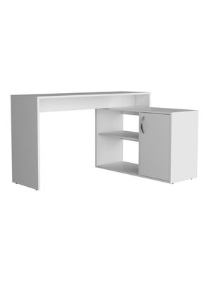 Escritorio en L Axis Eco 1 Puerta 71x125x90 cm Blanco