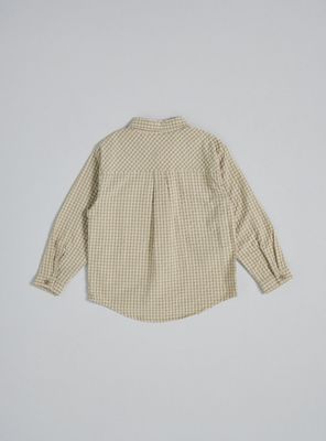 Imagen 2 del producto Camisa Seersucker Tipo Vichy Tonos Tierra