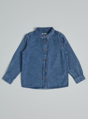 Camisa Denim de Algodón