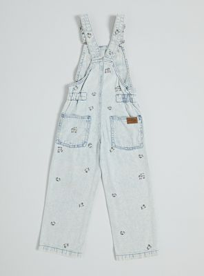 Imagen 2 del producto Jardinera Denim Full Bordado con Flores