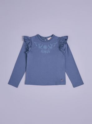 Polera con Aplicación Bordada