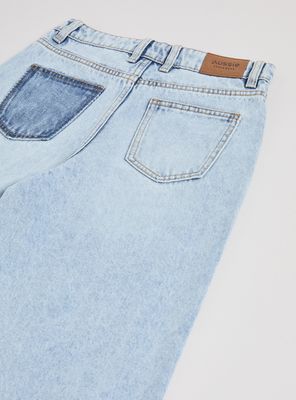 Imagen 2 del producto Jeans Bicolor Wide Leg Niña