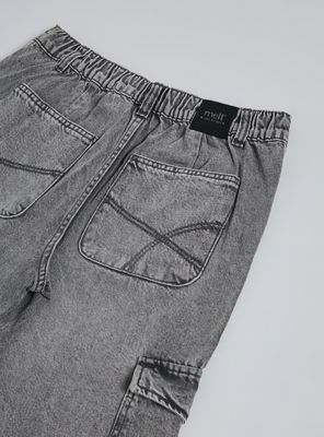 Imagen 2 del producto Jeans Denim Básico Bolsillos Cargo