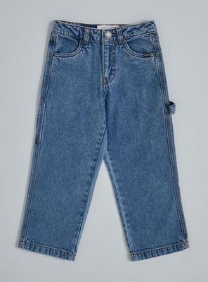 Imagen 2 del producto Jeans Diseño Carpintero con Detalle en Pierna