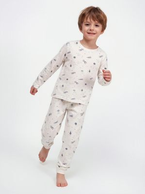 Imagen 2 del producto Pijama Estampado con Pantalón Recto Niño