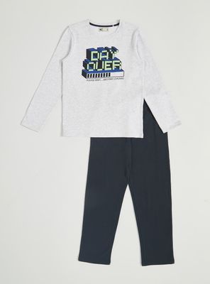 Pijama Camisero Full Estampado Regular Fit