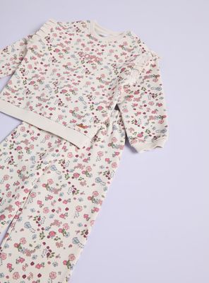 Imagen 2 del producto Conjunto Estampado Floral con Vuelitos en Hombros