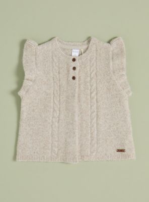 Imagen 1 del producto Chaleco Acanalado con Vuelitos en Hombros