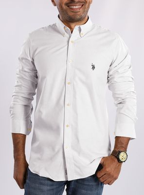 Camisa Casual Regular Manga Larga