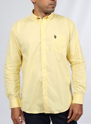 Camisa Casual con Logo Bordado