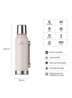 Imagen 2 del producto Termo Classic Rosa Palo 1.4 lt