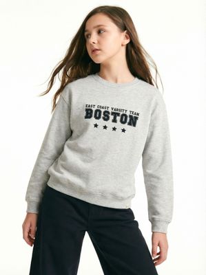 Imagen 1 del producto Polerón Crew Long Fit Varsity