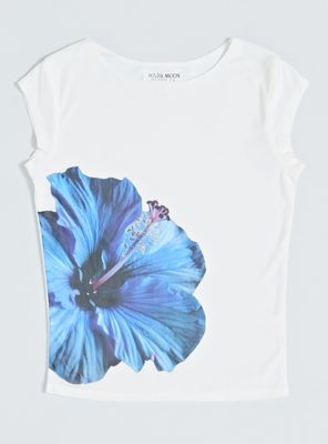 Imagen 2 del producto Polera Mesh Estampado Hibisco