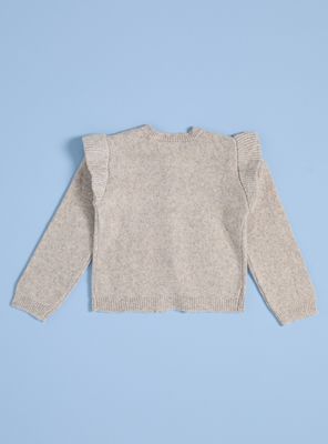 Imagen 2 del producto Chaleco con Flores Bordadas Lana