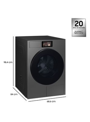 Imagen 2 del producto Secadora Frontal 17 Kg Bespoke AI con Bomba de Calor DV90F17CDSZS