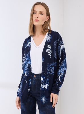 Chaleco Tipo Tapado Full Estampado