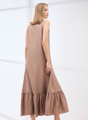 Imagen 2 del producto Vestido con Vuelo Delantero y Tela Texturizada