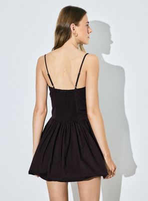 Imagen 2 del producto Vestido Escote Fruncido y Falda Abullonada