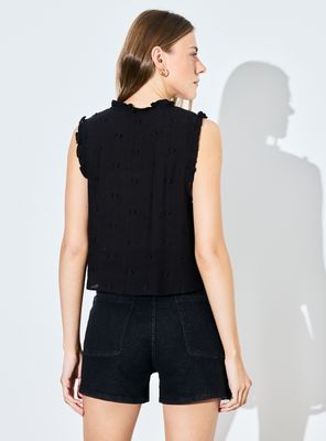 Imagen 2 del producto Blusa Volantes y Detalles de Macramé