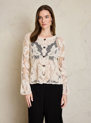 Imagen 1 del producto Chaleco Tejido Tipo Macramé