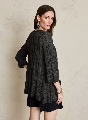 Imagen 2 del producto Chaleco Tejido de Cinta Tipo Kimono