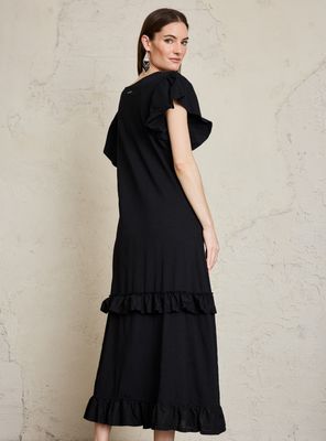 Imagen 2 del producto Vestido con Capas y Vuelos