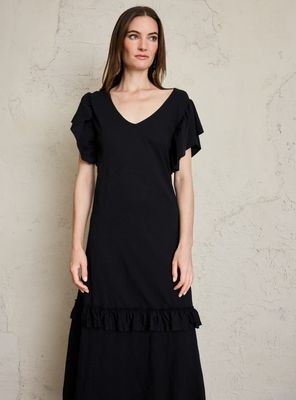 Imagen 1 del producto Vestido con Capas y Vuelos