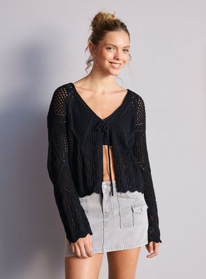 Imagen 1 del producto Chaleco Tejido con Amarra Frontal