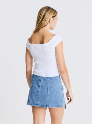 Imagen 2 del producto Polera Bardot de Punto