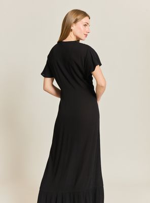 Imagen 2 del producto Vestido Abotonado Manga Campana