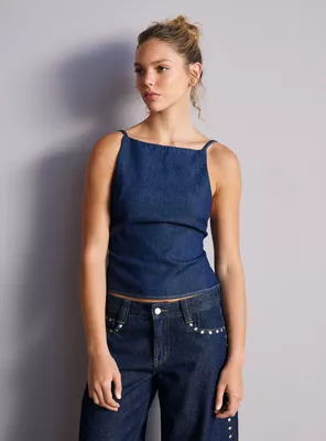 Peto Top con Amarras en Espalda